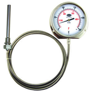 Stainless steel waterproof capillary dial thermometer - Nariana Enterprises Limited